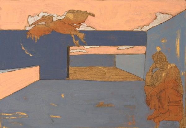 Pans I - 21x30 - tempera